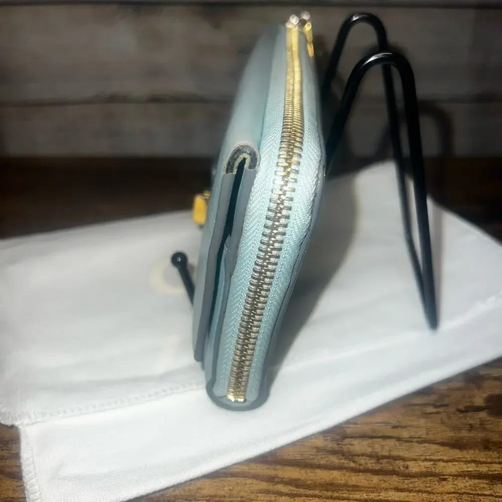 Chole Continental Wallet - Robins Egg Blue